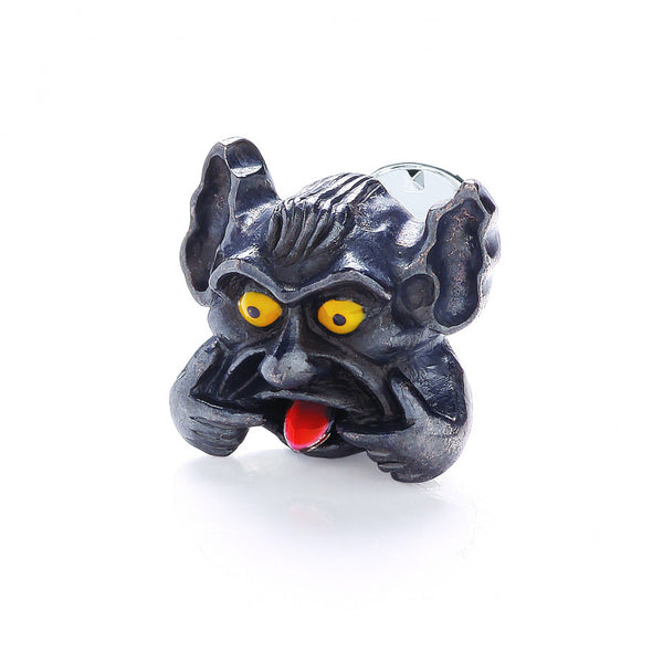 deakin & francis Sterling Silver Gargoyle Lapel Pin