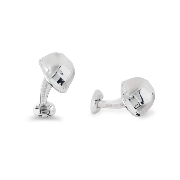 deakin & francis Sterling Silver Hard Hat Cufflinks