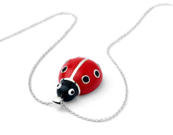 deakin & francis Sterling Silver Ladybird Pendant
