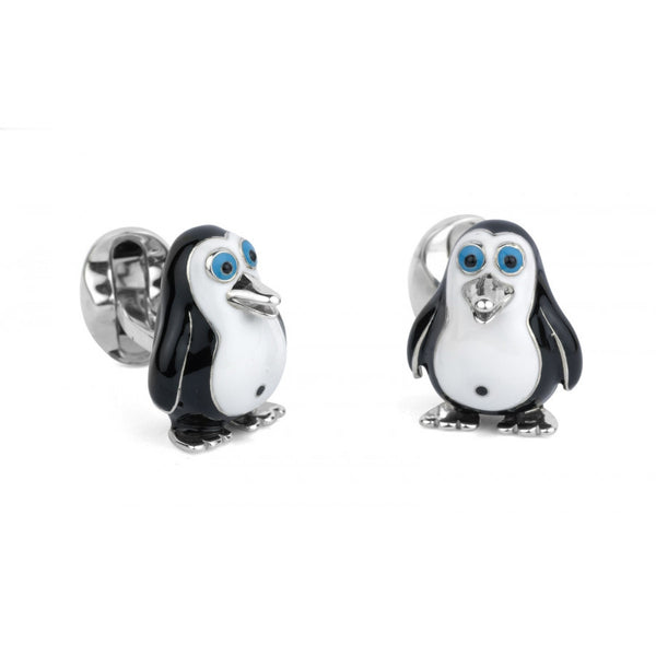 deakin & francis Sterling Silver Penguin Cufflinks