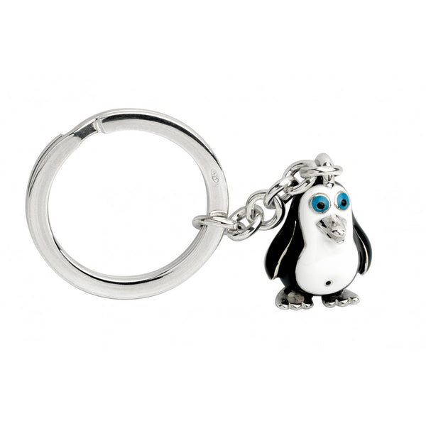 deakin & francis Sterling Silver Penguin Keyring