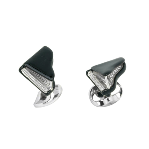 deakin & francis Sterling Silver Piano Cufflinks