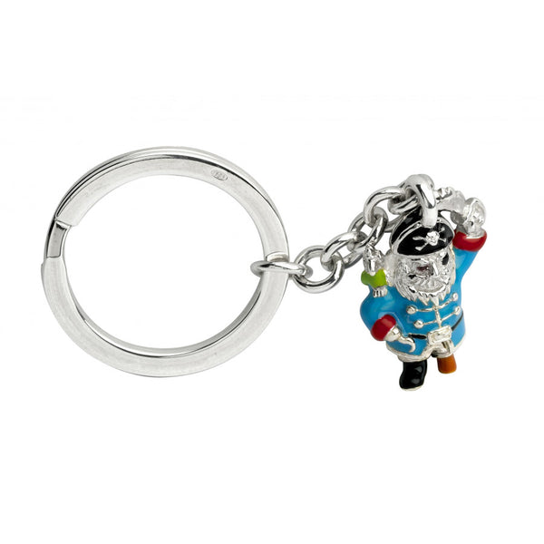 deakin & francis Sterling Silver Pirate Keyring