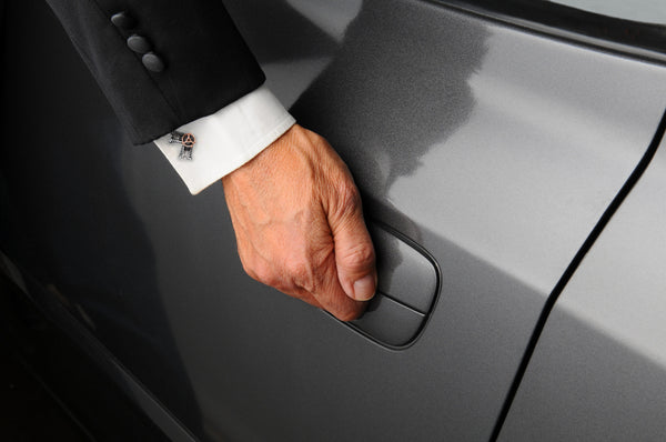 Deakin & Francis Sterling Silver Piston Cufflinks