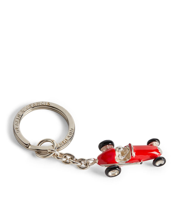 Deakin & Francis Sterling Silver Racing Car Keyring