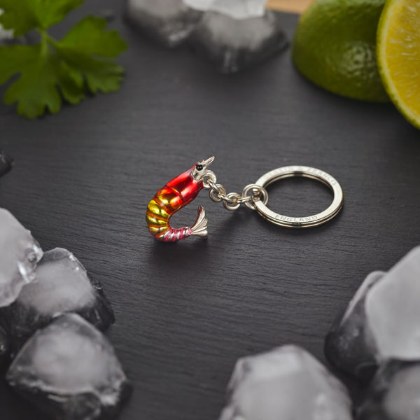 Deakin & Francis Sterling Silver Shrimp Keyring