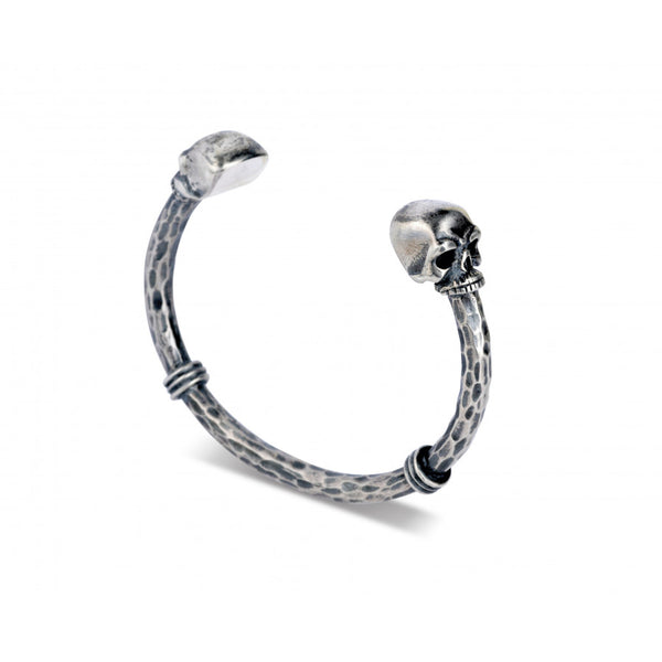 deakin & francis Sterling Silver Skull Bangle