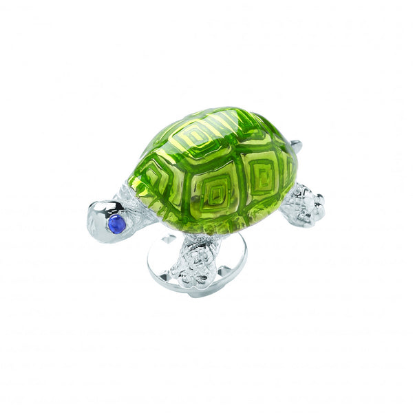 deakin & francis Sterling Silver Tortoise Lapel Pin