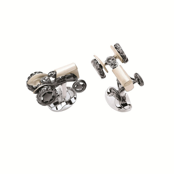 deakin & francis Sterling Silver Tractor Cufflinks