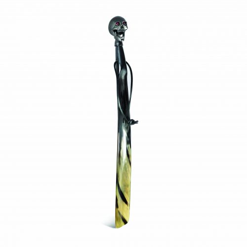 deakin & francis Large Shoehorn with Matte Black Skull Head
