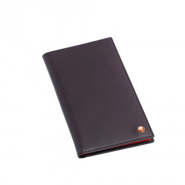 deakin & francis Leather Burgundy Large Gents Cheque Book Wallet