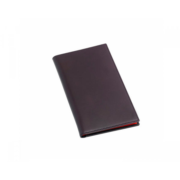 deakin & francis Leather Gents Chequebook Wallet in Burgundy