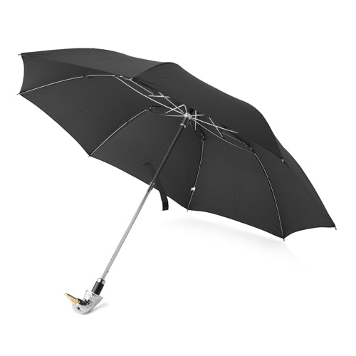 Deakin & Francis Small Black Umbrella With Duck Head Handle