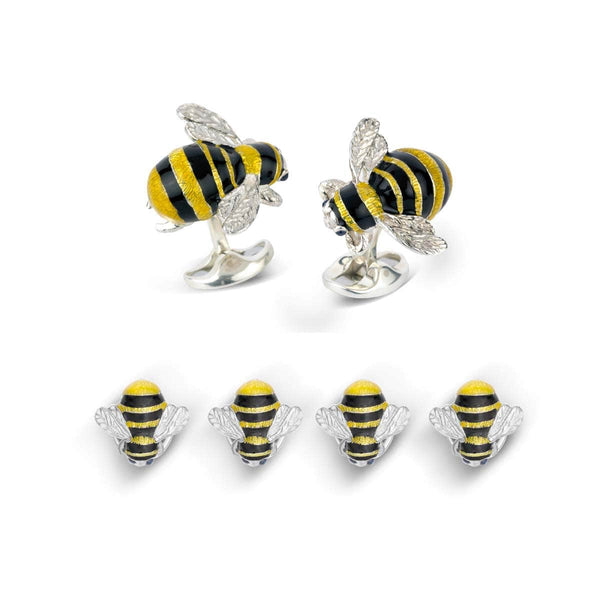 deakin & francis Sterling Silver Bumble Bee Dress Set deakin & francis Sterling Silver Bumble Bee Dress Set