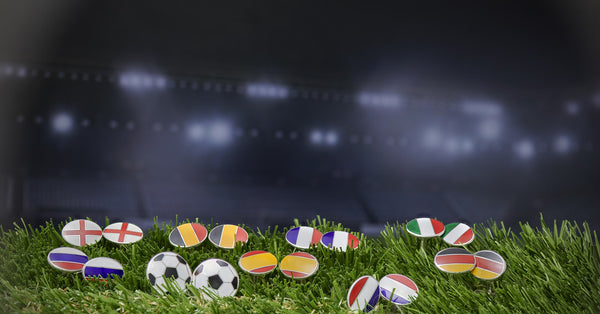 Deakin & Francis Sterling Silver Enamel Irish Flag Cufflinks