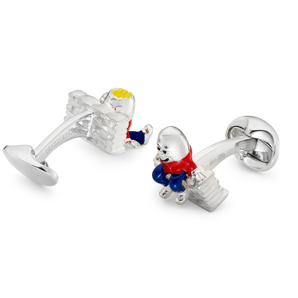 Deakin & Francis Sterling Silver Humpty Dumpty Cufflinks