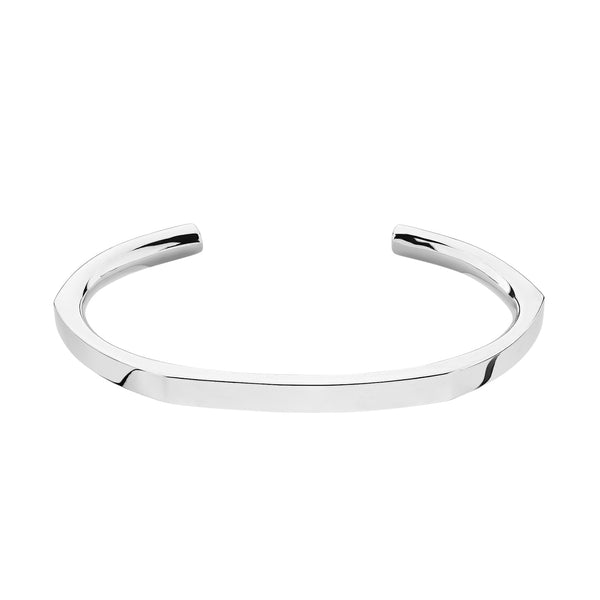 deakin & francis Sterling Silver Ladies Facetted Bangle