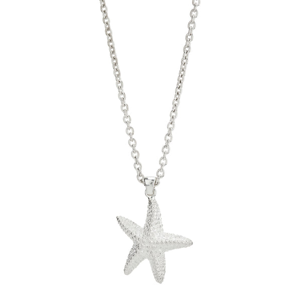 deakin & francis Sterling Silver Starfish Pendant and Chain