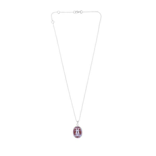 Deakin & Francis Sterling Silver Zodiac Pendant - Gemini