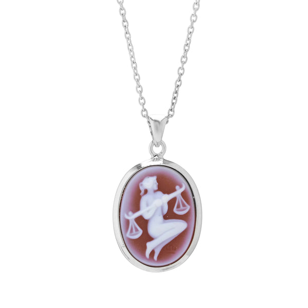 deakin & francis Sterling Silver Zodiac Pendant - Libra