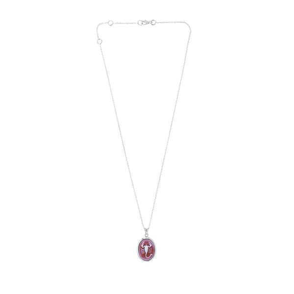 Deakin & Francis Sterling Silver Zodiac Pendant - Scorpio