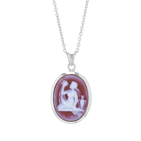 deakin & francis Sterling Silver Zodiac Pendant - Virgo
