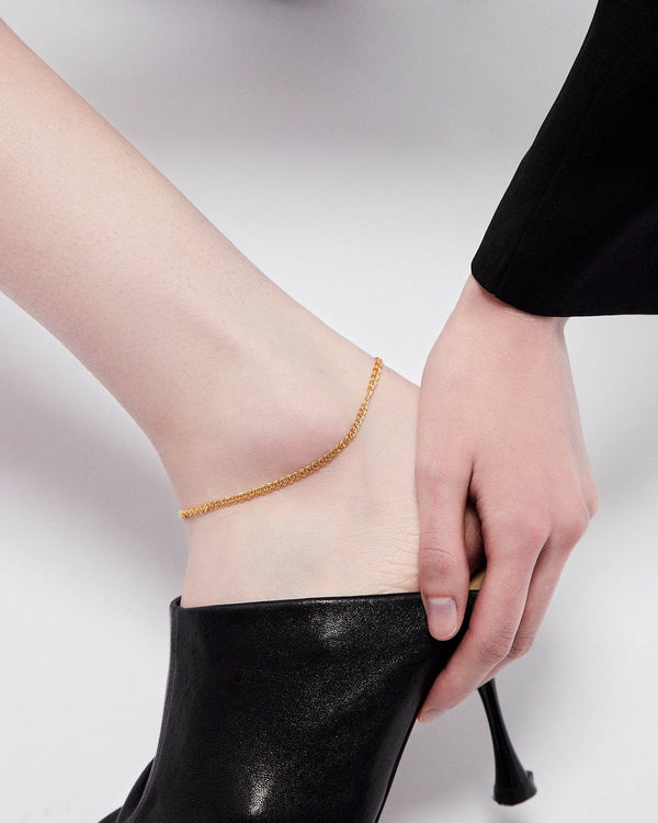 Dear Letterman Aara Gold Anklet