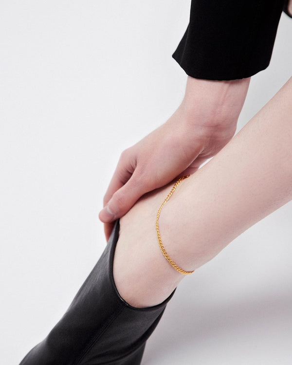 Dear Letterman Aara Gold Anklet
