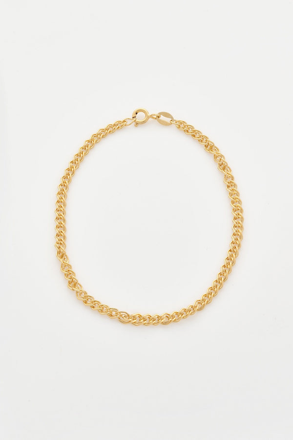 dear letterman Aara Gold Anklet