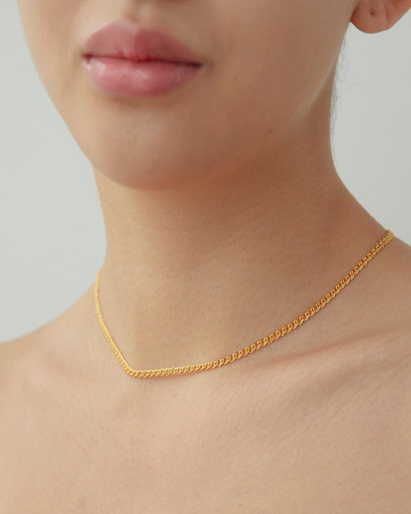 Dear Letterman Aara Gold Necklace