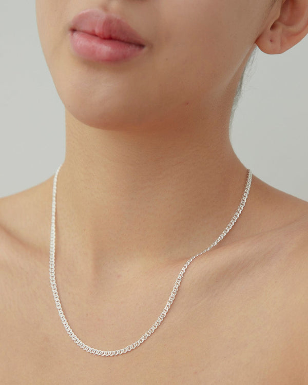 Dear Letterman Aara Silver Necklace