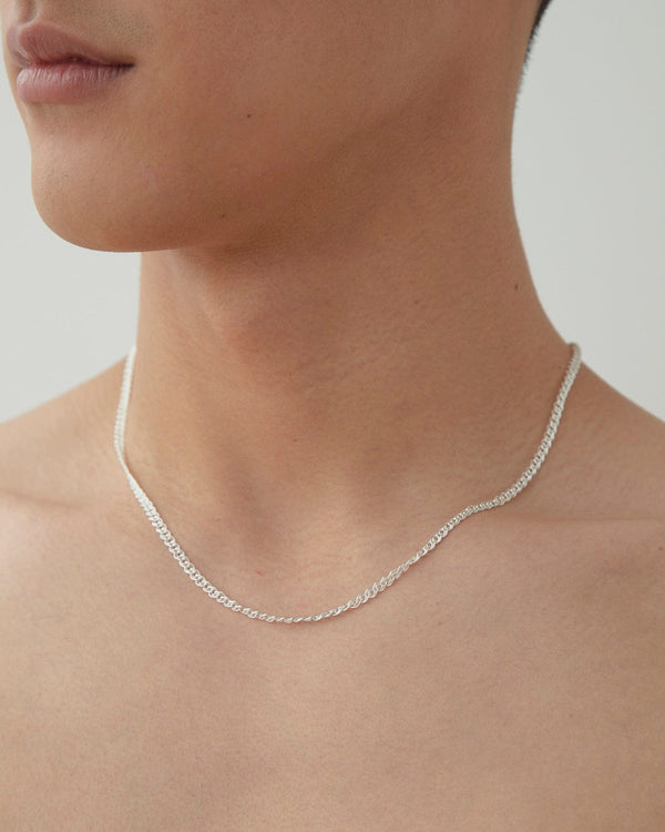 Dear Letterman Aara Silver Necklace