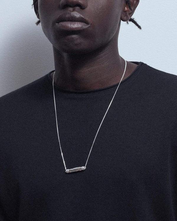 Dear Letterman Alina Silver Pendant Necklace