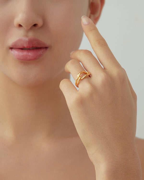 Dear Letterman Amara Gold Ring