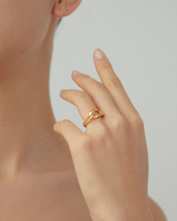 Dear Letterman Amara Gold Ring