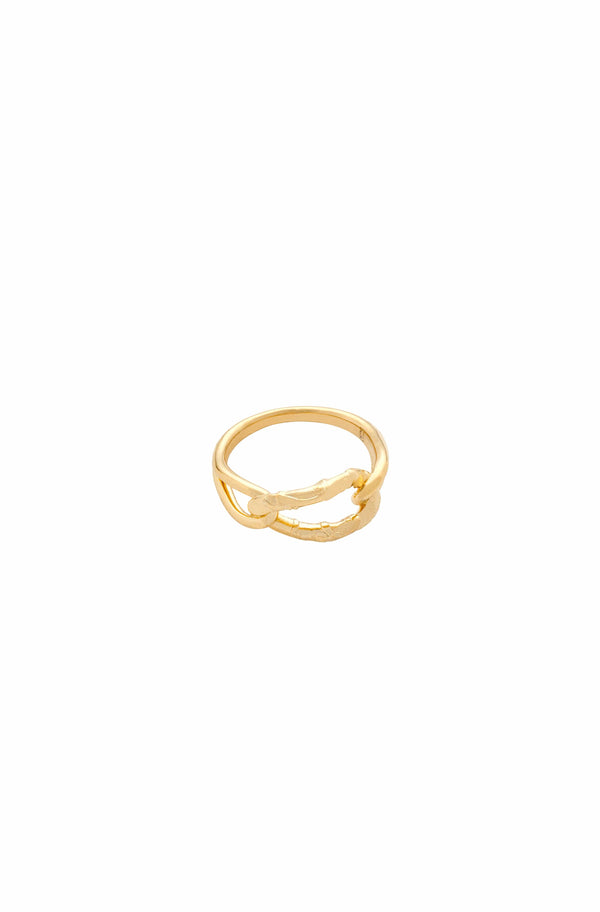 dear letterman Amara Gold Ring