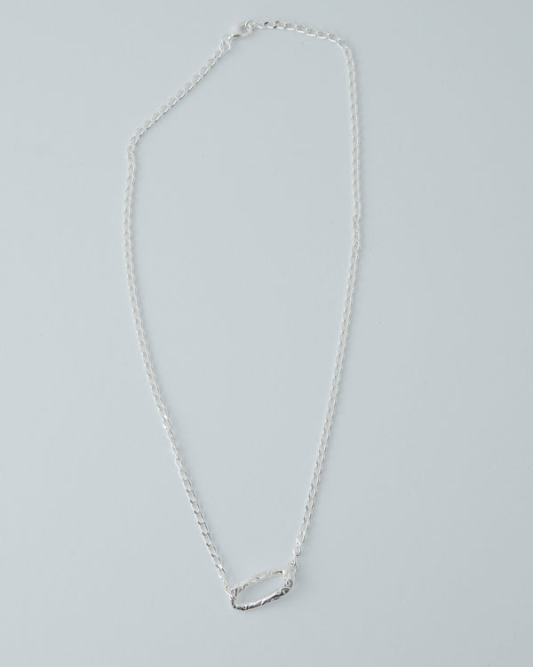 Dear Letterman Amara Silver Necklace