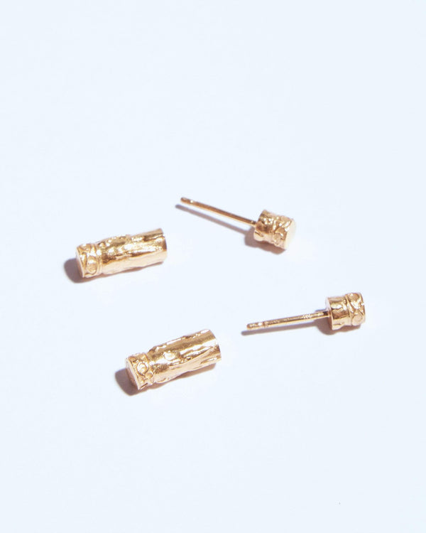 dear letterman Aqal Gold Earrings