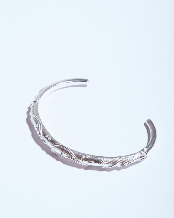 dear letterman Aqal Silver Bangle