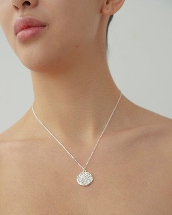 Dear Letterman Ayan Silver Necklace