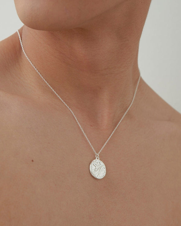 Dear Letterman Ayan Silver Necklace