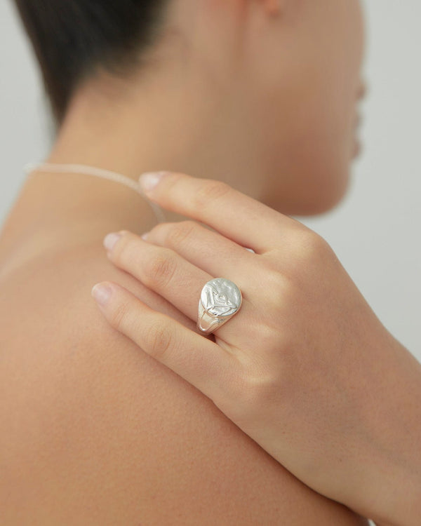 Dear Letterman Ayan Silver Ring