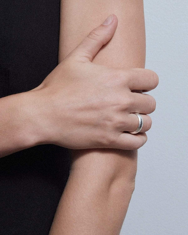 Dear Letterman Ayman Silver Ring