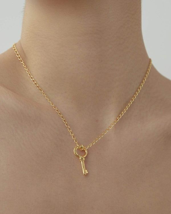 Dear Letterman Aysa Gold Necklace