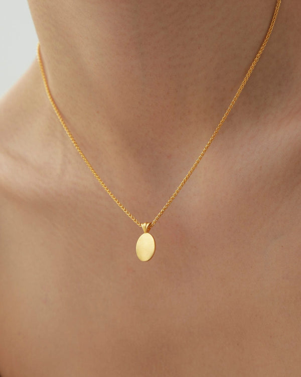 Dear Letterman Azam Gold Necklace