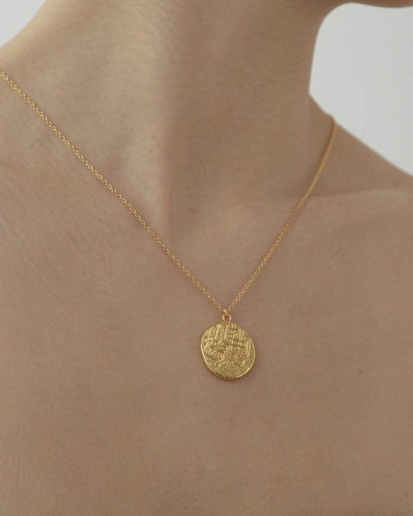 Dear Letterman Dahmi Gold Necklace