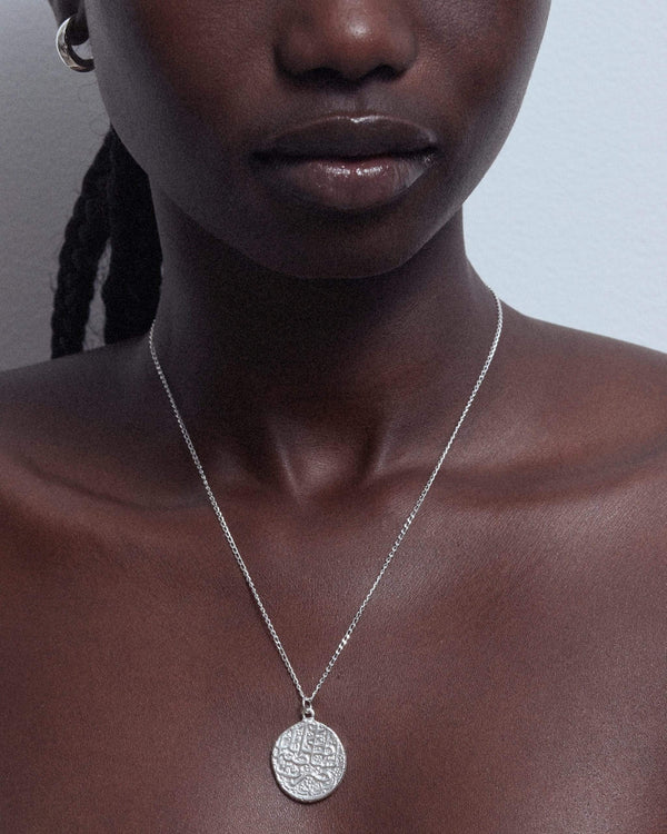 Dear Letterman Dahmi Silver Necklace