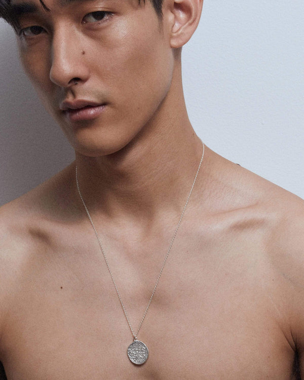 Dear Letterman Dahmi Silver Necklace