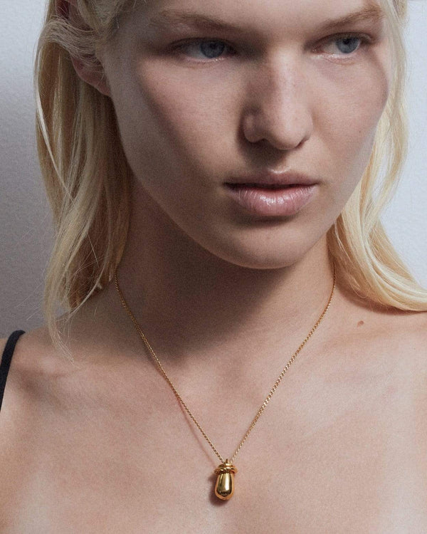 Dear Letterman Damaati Gold Necklace