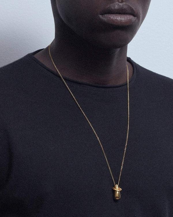 Dear Letterman Damaati Gold Necklace